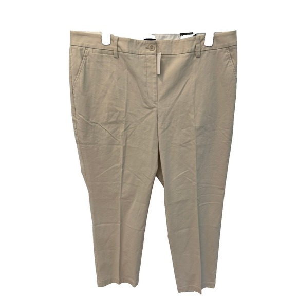 Talbots Pants - NWT Talbots The Perfect Chino Khaki Size 18W Straight Leg